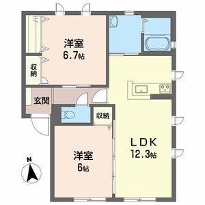 プロヴァンスガーデン　Ｃ棟 A0202号-16
