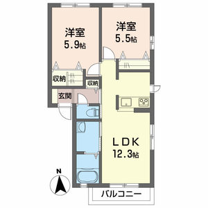 シャーメゾンｍｆ　Ｂ棟 B0102号-16