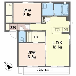 シャーメゾン梅本 202号-2