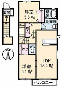 ウィステリア　Ａ棟 A0201号-3
