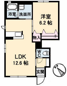 ラ　パルテール旭川　参番館 C0101号室
