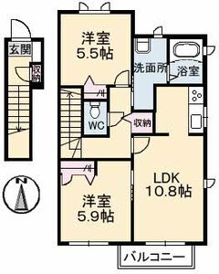 アルファ　Ｂ棟 B0205号-16