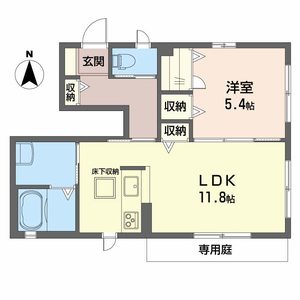 モンソレイユ　Ｂ棟 B101号室
