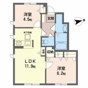 レジデンス　ときわ橋　Ｂ棟 B0102号室