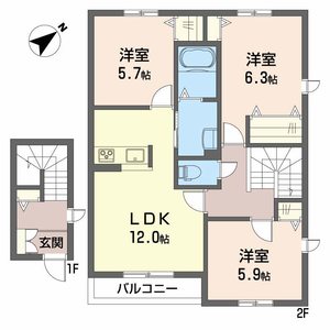 アルトーレ　カーサ　Ｂ棟 B0203号室
