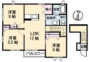 シャーメゾン河野 西 A0201号-2