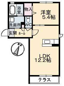 シュエット２ A0101号室