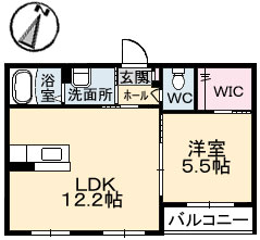 シュエット２ A0202号室