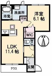 ぽてと　Ｂ棟 B0105号室