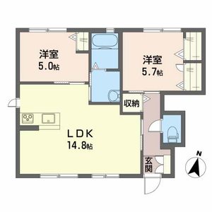 シャーメゾン・アゼリア　Ｂ棟 B0101号-16