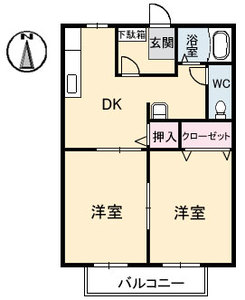サンライフ八坂　Ｂ棟 B0103号-2