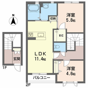 Ｎｏｒｔｈ　Ｍａｒｒｙ 202号室