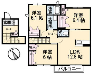 ヴィラロトス　Ｂ棟 B0202号室