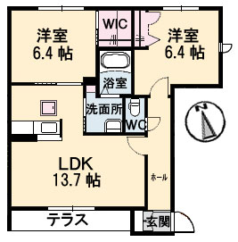 ヴィラロトス　Ｃ棟 C0102号-16