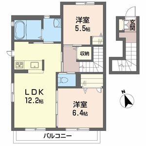 タウンコート筒井　Ａ棟 A202号室