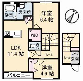 シャーメゾンELAN A棟 A0202号-2