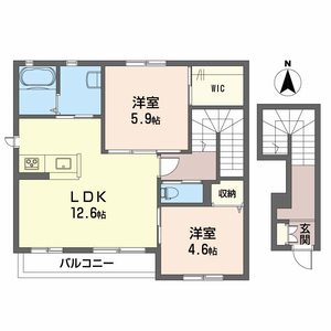 パークハイム土居田　Ｃ棟 C0203号-2