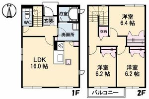 メイルガーデン　Ｅ棟 E0106号-3