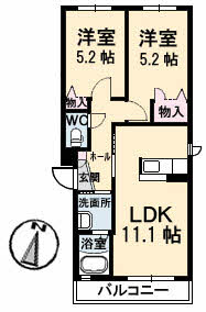 ファミール　Ａ棟 A0102号-2