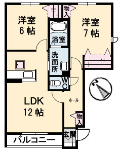 ガーデンスクエア　Ｃ C0103号室
