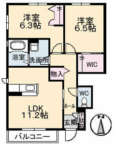 シャーメゾン　モモ　　Ｂ棟 B0103号-7