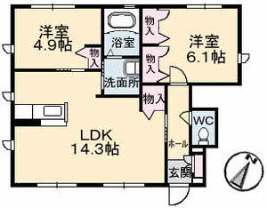 ラフォーレ八木Ａ棟 A101号-14