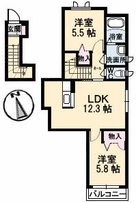 ラスチェ原尾島 201号室