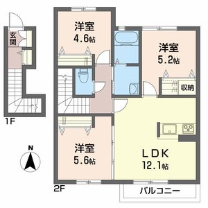 シャーメゾン・ル・プレ　Ａ棟 A0202号-2