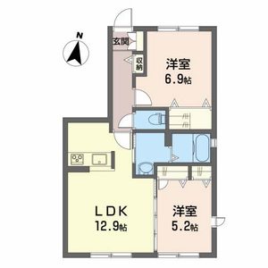 シャーメゾン・ベアーレ　Ｂ棟 B0102号-2