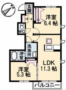 グリーンクレスト A0101号室