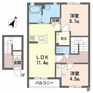 シャーメゾン中野開作　Ｂ棟 B0203号室