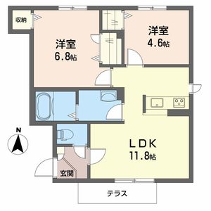 シャーメゾンサランＢ B0101号室