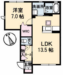 シャーメゾン門田屋敷 B棟 B0101号-13