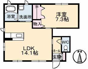 シャーメゾン ジェルメ A棟 A0103号-14