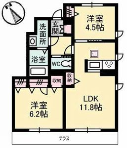 ラフィネ　Ａ棟 A0101号-2