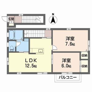 グランコート久万ノ台　Ｃ棟 C2号室