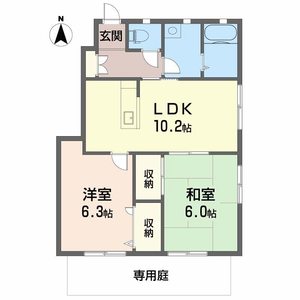 グランコート久万ノ台　Ｋ棟 K1号-2