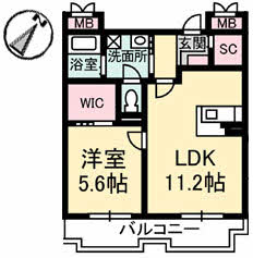 ｎｆツインズ　Ｂ棟 B103号室