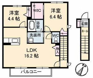 ライフレビュー C棟 C201号-2