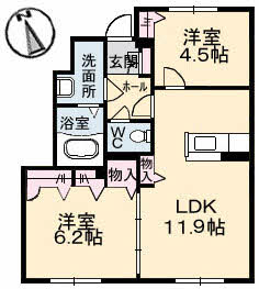シャーメゾン　レ・フレール　Ⅰ A0102号-2