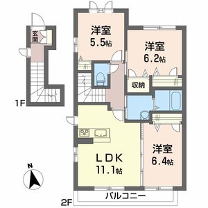 シャーメゾン万々Ⅰ A0201号-2