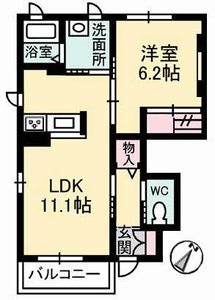 シャーメゾン　オーガスト A0101号室