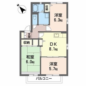 ディアスＴＡＮＡＫＡ　Ｃ棟 A0201号室