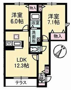 メゾン・ド・チドリ A0103号室
