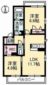 ソレアードⅡ　Ｂ棟 B0203号-13