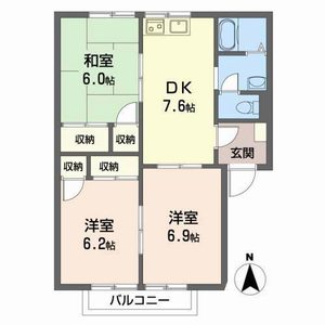 フレグランス南久米　Ｃ棟 C0201号室