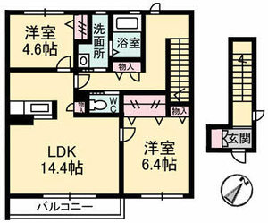 スカイランド　Ｂ棟 B201号-16