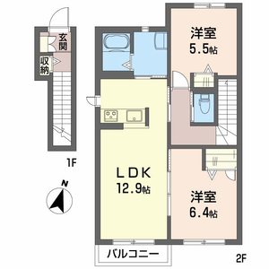 コーポ カノン A棟 A0202号-16