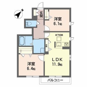 シャーメゾン ラフィーネ D棟 D0101号-16