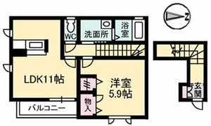 シャーメゾンナナーラ 0201号室